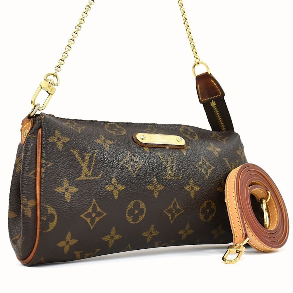 Louis Vuitton Eva bag handbag shoulder Monogram Brown